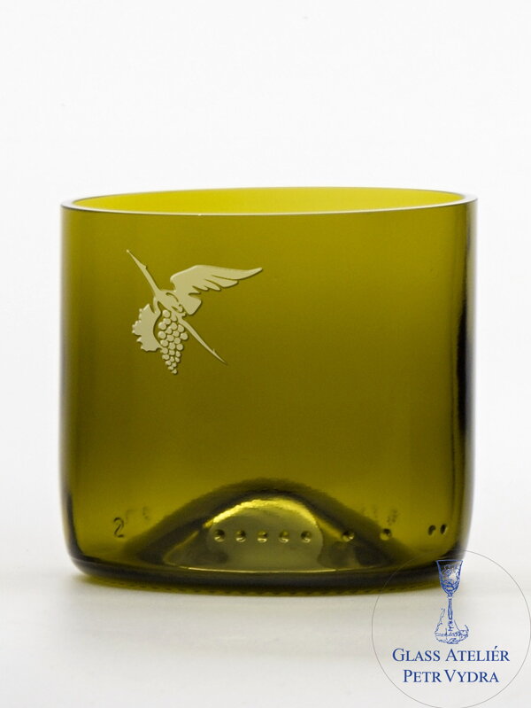 2 St. Öko-Gläser (aus einer Weinflasche) Mini-Olive (7 cm, 7,5 cm) Moldawischer Storch 2 St. Öko-Gläser (aus einer Weinflasche) Mini-Olive (7 cm, 7,5 cm) Moldawischer Storch