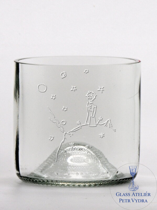 2 Stück Öko-Gläser (aus einer Weinflasche) Mini klar (7 cm, 7,5 cm) Der kleine Prinz auf dem Planeten 2 Stück Öko-Gläser (aus einer Weinflasche) Mini klar (7 cm, 7,5 cm) Der kleine Prinz auf dem Planeten