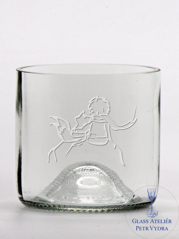 2 Stück Öko-Gläser (aus einer Weinflasche) Mini klar (7 cm, 7,5 cm) Der kleine Prinz und der Fuchs 2 Stück Öko-Gläser (aus einer Weinflasche) Mini klar (7 cm, 7,5 cm) Der kleine Prinz und der Fuchs