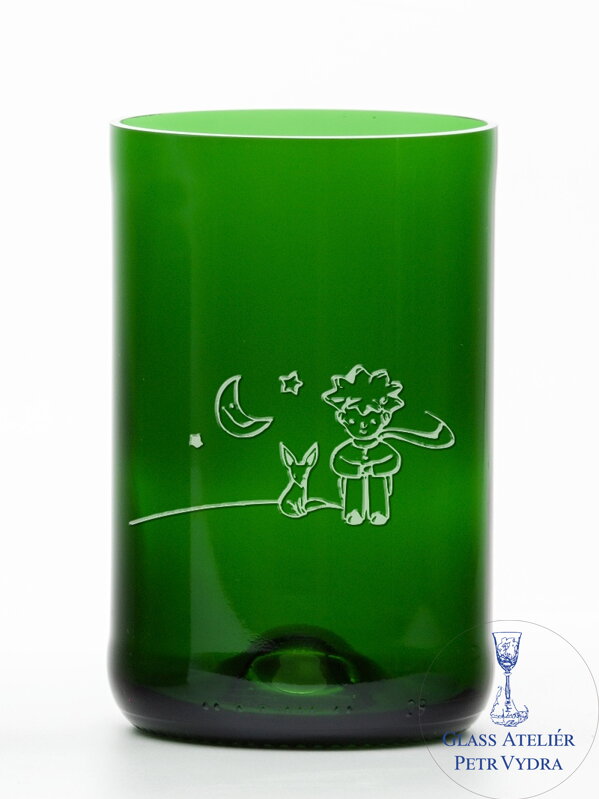 2ks Eko poháre (z fľaše od šampusu) veľká zelená (13 cm, 6,5 cm) Malý princ mesačný 2ks Eko poháre (z fľaše od šampusu) veľká zelená (13 cm, 6,5 cm) Malý princ mesačný