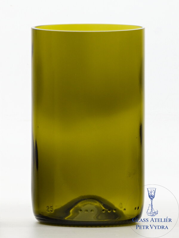 2 Stück Öko Upcycling Glas (aus einer Weinflasche) Mini-Olive (13 cm, 7,5 cm) 2 Stück Öko Upcycling Glas (aus einer Weinflasche) Mini-Olive (13 cm, 7,5 cm)
