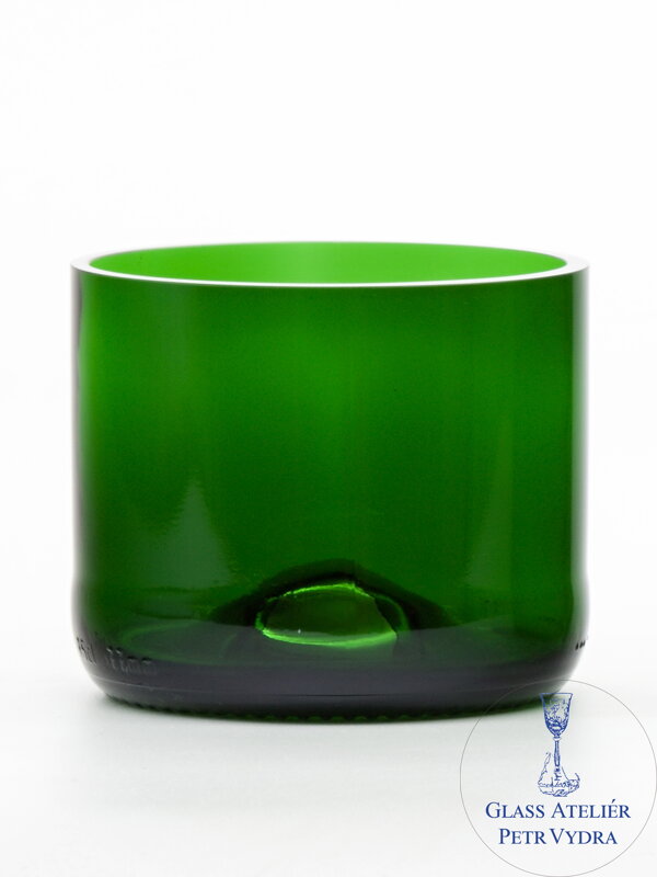 2ks Eko poháre (z fľaše od šampusu) mini zelená (7 cm, 7,5 cm) 2ks Eko poháre (z fľaše od šampusu) mini zelená (7 cm, 7,5 cm)