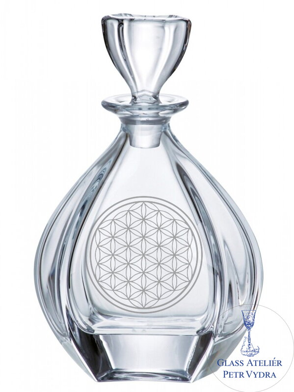 Lahev Laguna - motiv Květ života