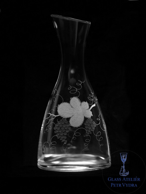 Karaffe - Wine motiv 1100 ml