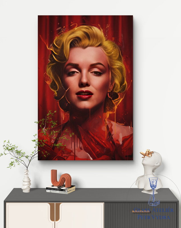 Fotoplátno -Abstraktní obraz Marilyn
