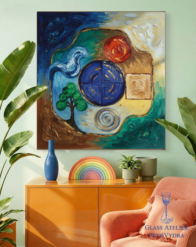 Fotoleinwand – Digitales Feng-Shui-Design