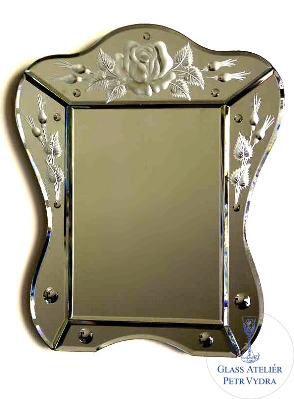 Benátské zrcadlo - 31 x 37 cm ( 403 )