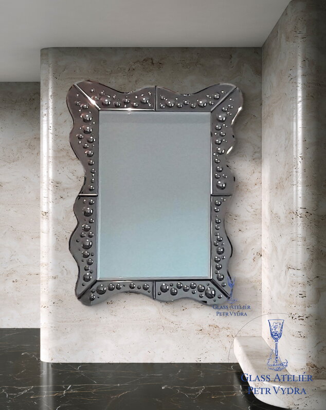 Benátské zrcadlo moderní - 63 x 80 cm ( 703 )