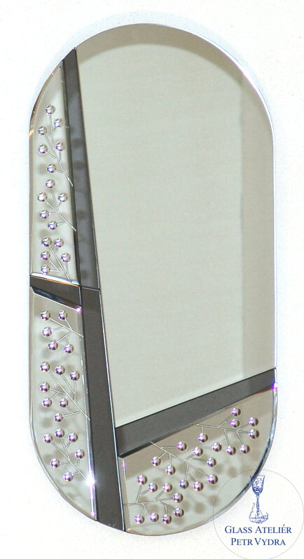 Benátské zrcadlo moderní - 30x62cm tic/tac ( 505 )