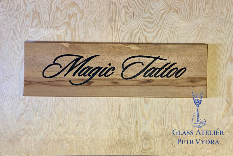 Firemní logo na zakázku - epoxy