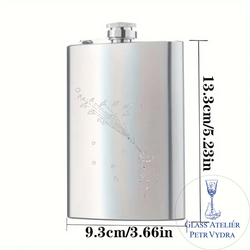 Placatka s motivem Malý princ leť - Gravírování do kovu