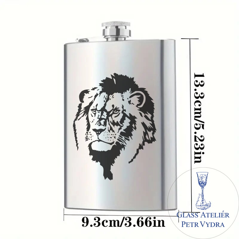 Placatka s motivem lev - Gravírování do kovu