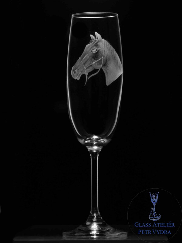 2x Lara poháre šampus (190 ml) - motív koňa 2x Lara poháre šampus (190 ml) - motív koňa