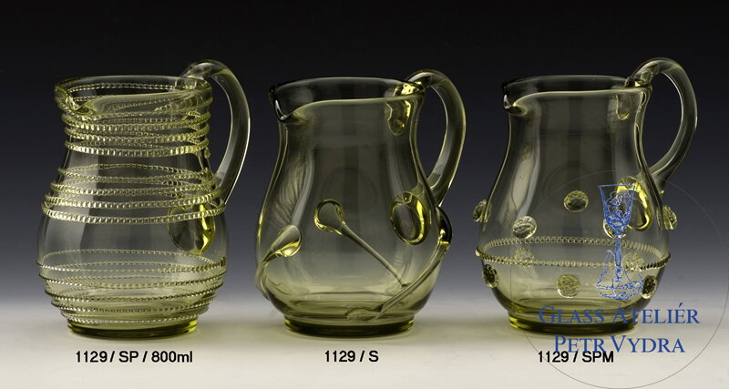 HISTORISCHES GLAS - Waldglas - 1129/S/ 800 ml  HISTORISCHES GLAS - Waldglas - 1129/S/ 800 ml