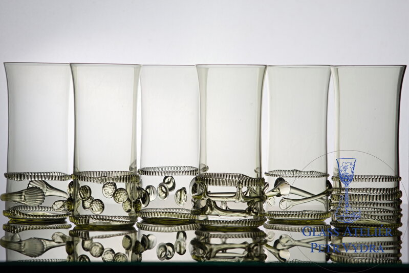 12x Sklenice z historického skla (380 ml) 1265/6 12x Sklenice z historického skla (380 ml) 1265/6