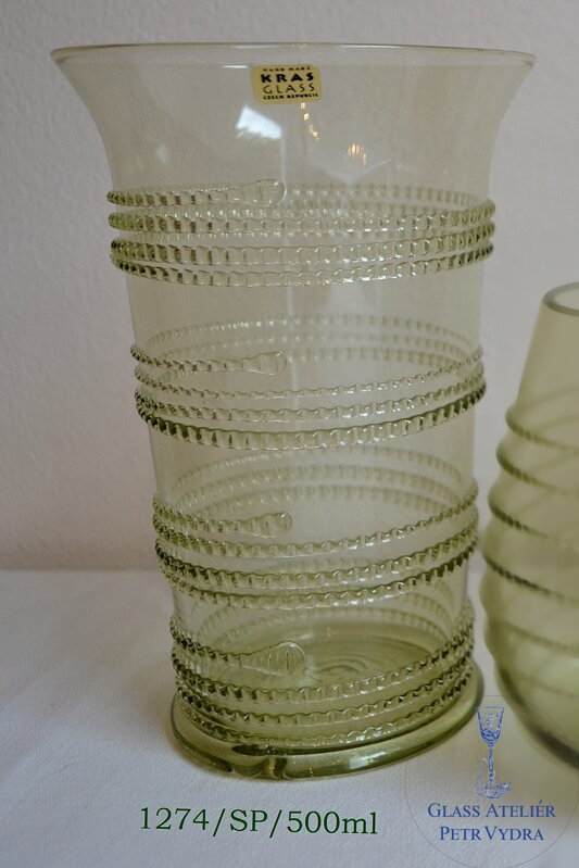 HISTORISCHES GLAS - Waldglas - 2x Gläser Bier 1274/SP/500 ml HISTORISCHES GLAS - Waldglas - 2x Gläser Bier 1274/SP/500 ml