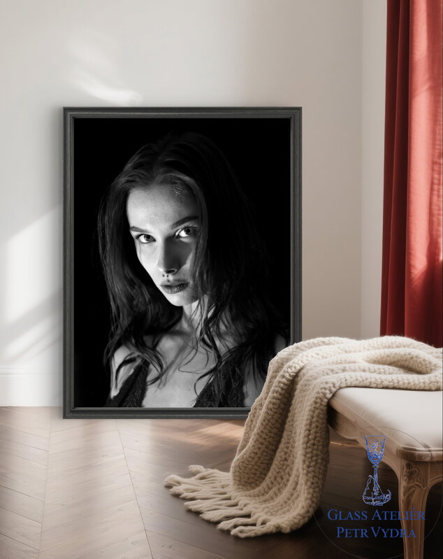 Limitovaná edice autorské fotografie - Pohled dívky 3 Limitovaná edice autorské fotografie - Pohled dívky 3