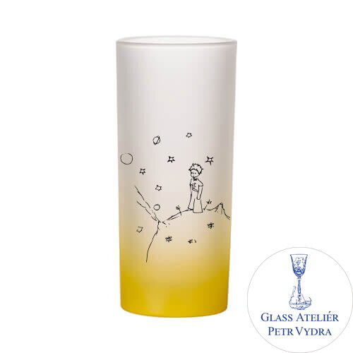 Barevná sklenice s vaším s motivem Malý princ