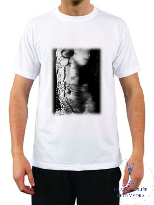 Tričko s krátkým rukávem Unisex- potisk autorských fotografií - fotograf Petr Vydra - Stíny Krajky