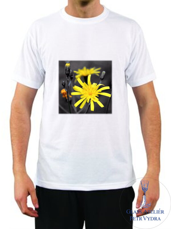 Tričko s krátkým rukávem Unisex- potisk autorských fotografií - fotograf Petr Vydra - Žlutý květ Tričko s krátkým rukávem Unisex- potisk autorských fotografií - fotograf Petr Vydra - Žlutý květ