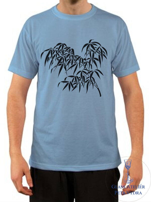 Tričko s krátkým rukávem Unisex - modrá - potisk motivu z naší galerie Tričko s krátkým rukávem Unisex - modrá - potisk motivu z naší galerie