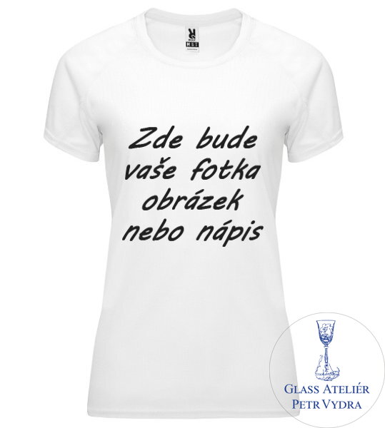 Sportovní tričko Bahrain - bílá - potisk vlastního motivu Sportovní tričko Bahrain - bílá - potisk vlastního motivu