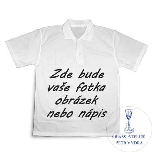 Polokošile SPORT - bílá - potisk vlastního motivu Polokošile SPORT - bílá - potisk vlastního motivu