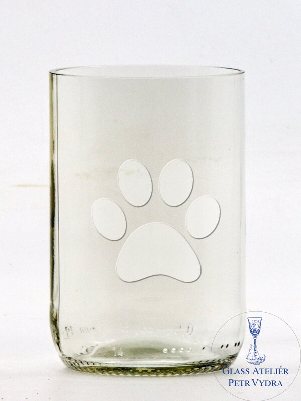 2ks Eko poháre (z fľaše od piva) stredná číra (10 cm, 6,5 cm) Tlapka 2ks Eko poháre (z fľaše od piva) stredná číra (10 cm, 6,5 cm) Tlapka