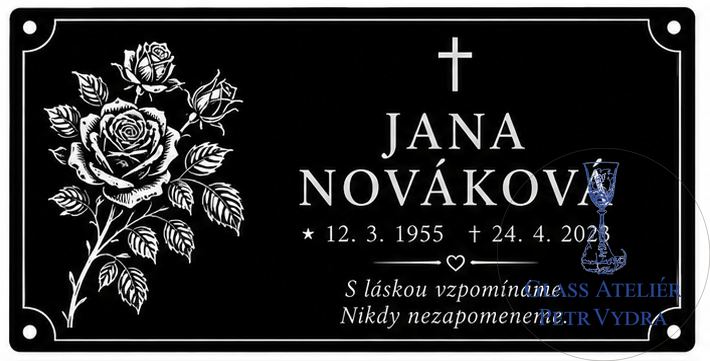 Skleněné náhrobní desky: důstojná vzpomínka v moderním provedení