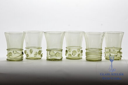 6x Sklenice na likér z historického skla (90ml) 1259/6