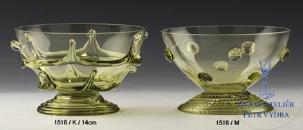 Mísa z historického skla - 1516/13,5 cm