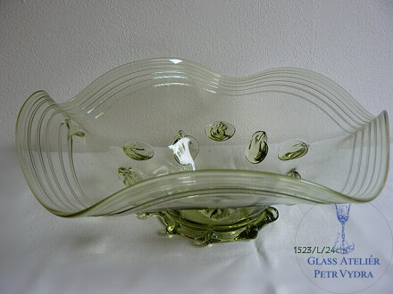 Mísa z historického skla - 1523/L/ 24 cm