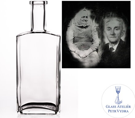 Láhev na likér Hannibal (500 ml) s vaší fotografií