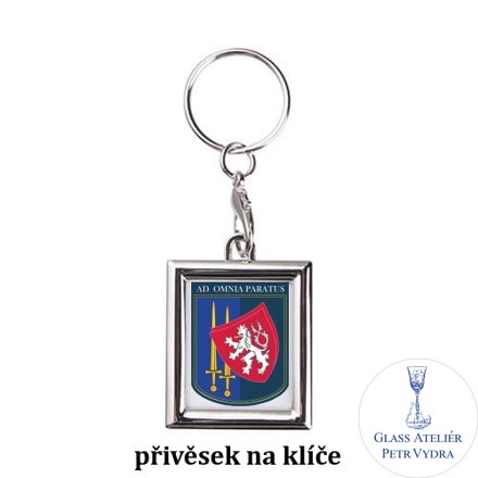 Oboustranný kovový přívěsek na klíče s vaším s vaším textem, fotografií nebo motivem ( fotografie je vzorová )