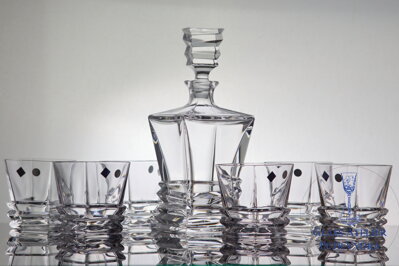 Whisky set Rocky 1x karafa + 6x sklenice s 7x monogramem na karafu  i sklenice
