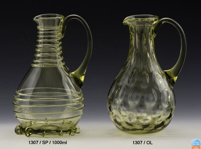 Karafa z historického skla - 1307/OL/1000 ml