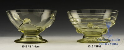 Mísa z historického skla - 1516/S/13,5 cm