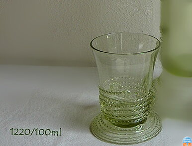 Historické sklo - 2x sklenice likér 1220/100 ml
