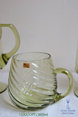 Historické sklo korbel 1132/OPT/500 ml