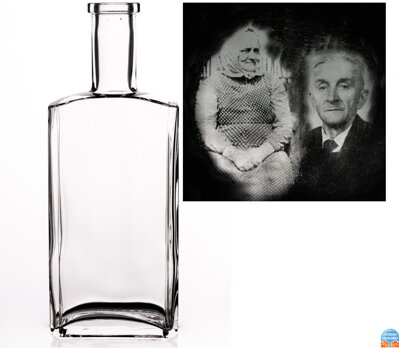 Láhev na likér Hannibal (500 ml) s vaší fotografií