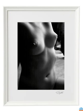 Umělecká fotografie Akty - Body (bílý rám)
