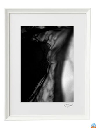 Umělecká fotografie Akty - Tělo (bílý rám)