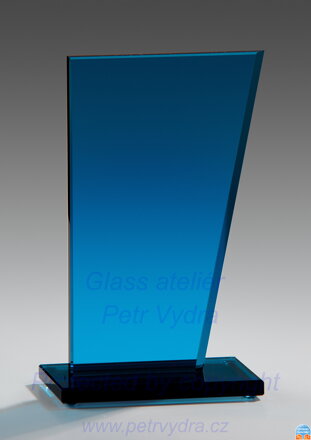 Sportovní a firemní trofej Fantazie 1 s modrou barvou