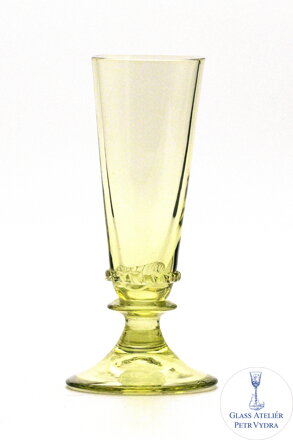 Historické lesní sklo - likér 11 cm
