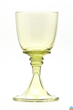Historické lesní sklo - víno bílé malé 13,5 cm