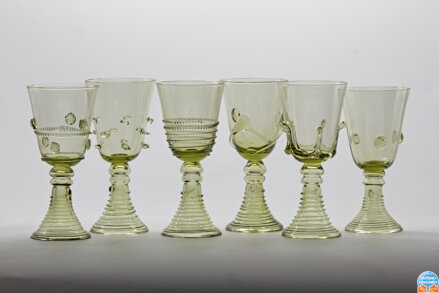 6x Glas historisches Glas (250 ml) 1482 / r6