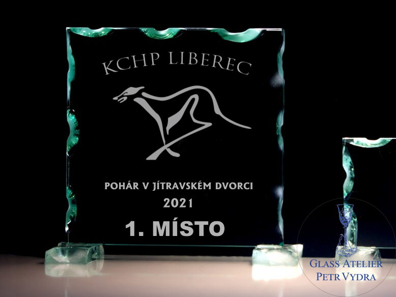 Sportovní trofej - Plaketa čtverec (vlastní text, logo) 13 cm