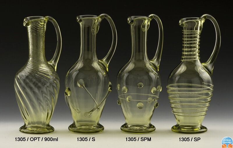 Karafa z historického skla - 1305/OPM/900 ml
