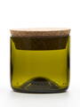 Eko uzavíratelná dóza (z lahve od vína) nejmenší olivová (7 cm, 7,5 cm)