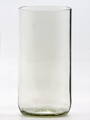 2ks Eko sklenice (z lahve od piva) velká čirá (13 cm, 6,5 cm)